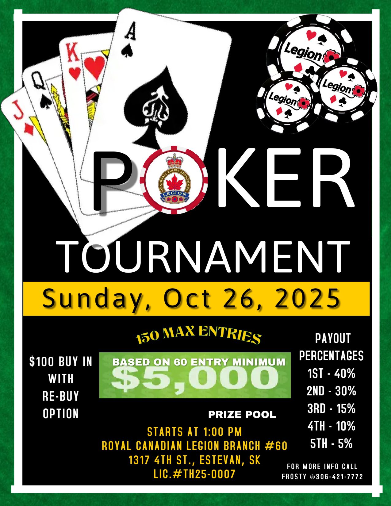 POKER Poster Oct 26 2025